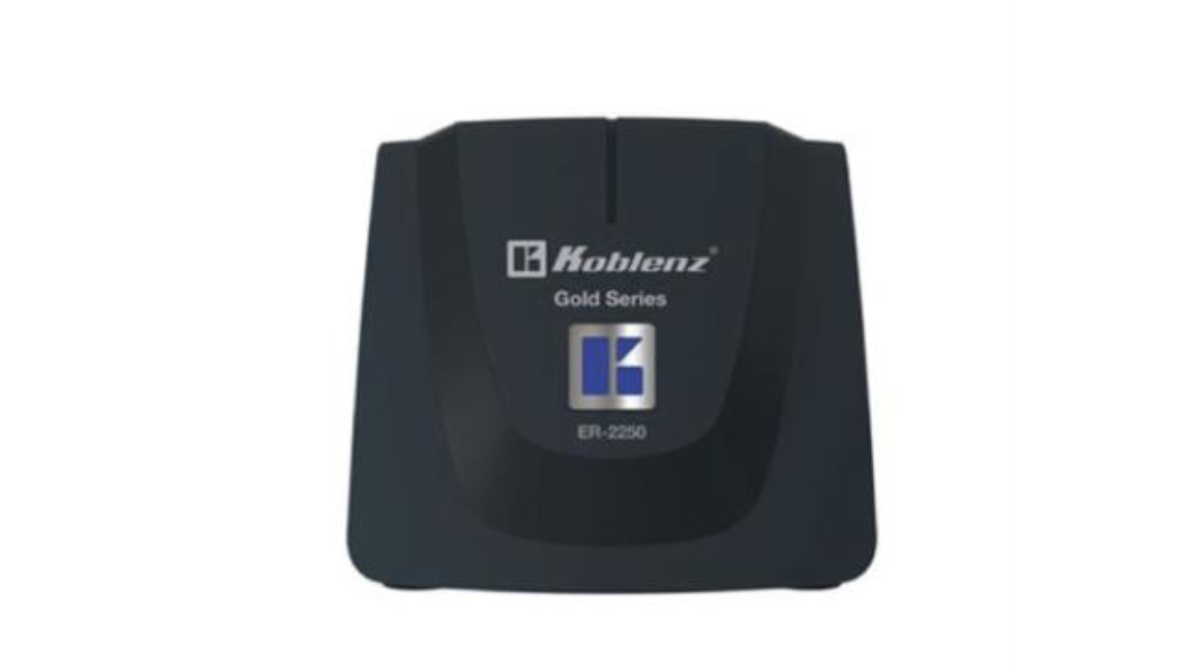Regulador Koblenz ER-2250 2250VA/1000W 8 Contactos 1LED Garantía 5 Años