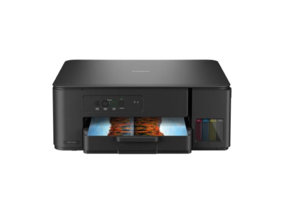 Impresora 3 en 1 DCP-T230 Brother Inyección de Tinta a Color InkBenefit Tank para Imprimir Escanear y Copiar