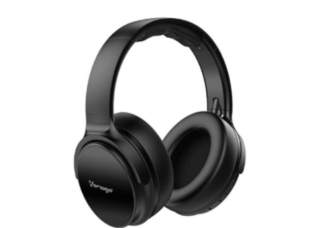 Diadema Vorago HPB-401 Bluetooth 5.0 Micro SD 3.5mm Color Negro