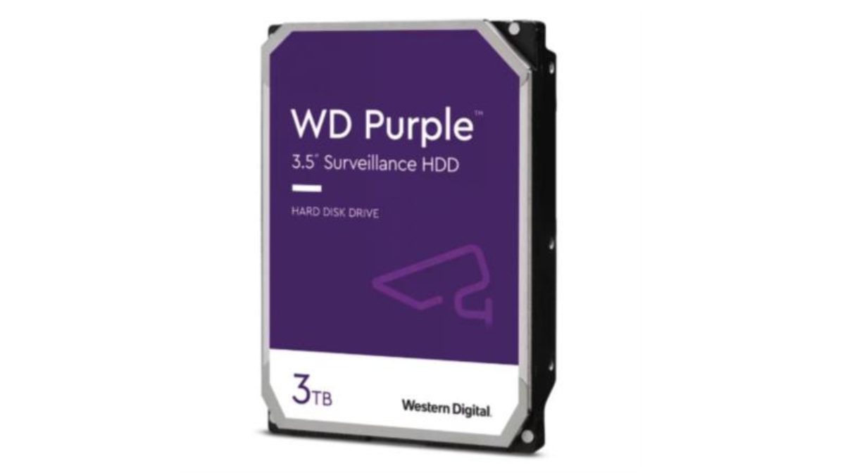 Disco Duro Interno Western Digital Purple 3TB 3.5" 5400RPM SATA lll 6Gbit/s Caché 256MB para Videovigilancia