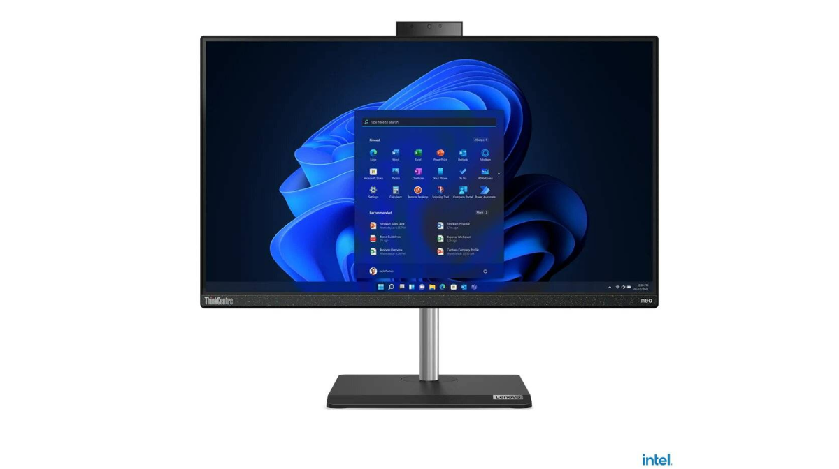 Lenovo ThinkCentre AIO neo 30a 24, Procesador Intel® Core™ i3-1215U, Ram 8 GB, Windows 11 pro, 512 GB SSD, pantalla 23.8 pulgadas.