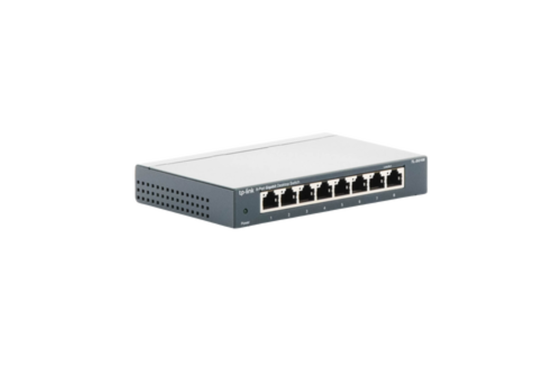 Switch Gigabit no administrable de 8 puertos 10/100/1000 Mbps