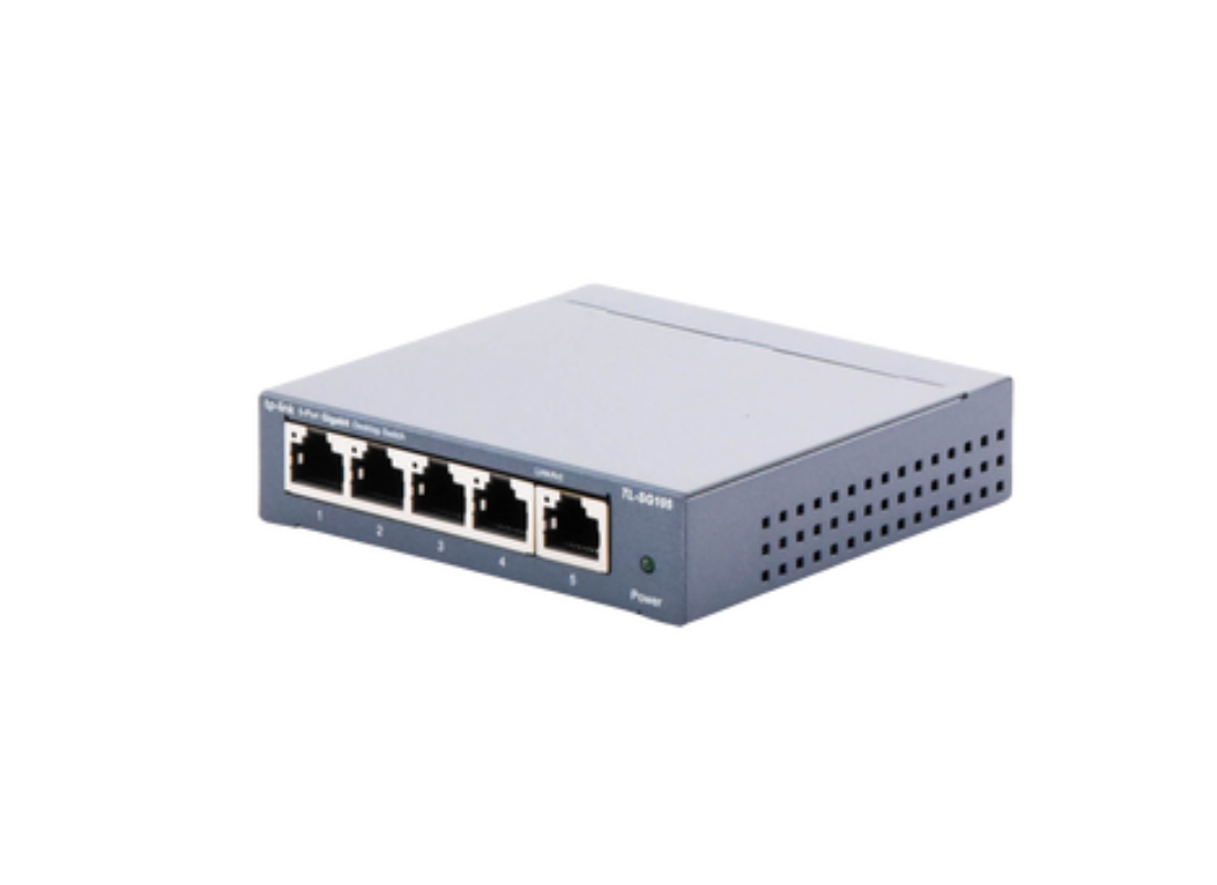 Switch Gigabit no administrable de 5 puertos 10/100/1000 Mbps