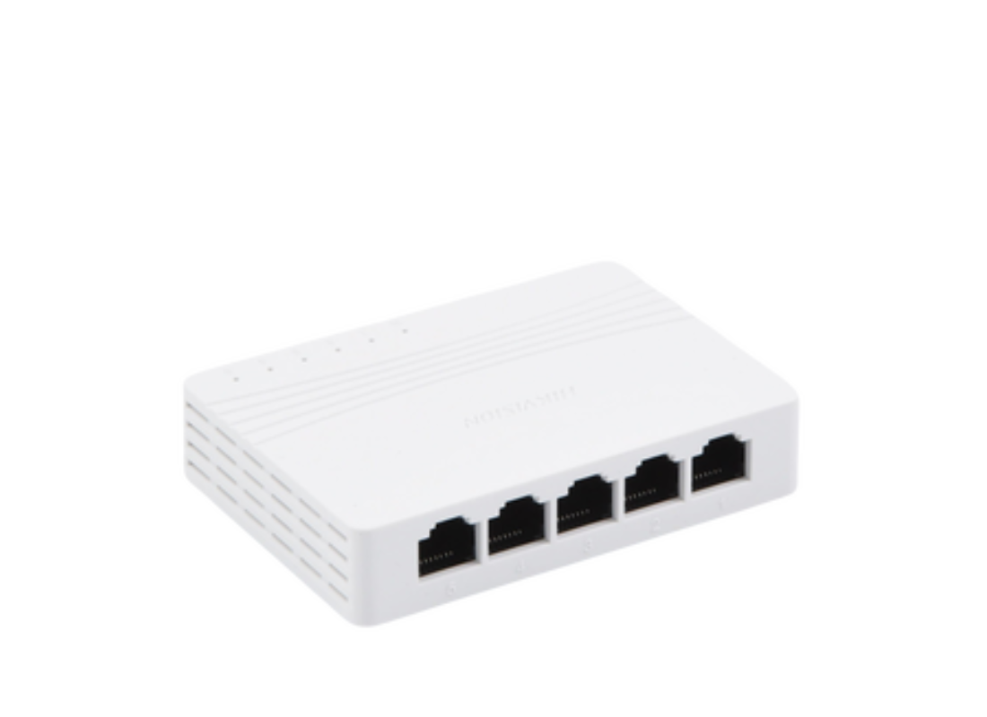 Switch Gigabit No Administrable de Escritorio con 5 puertos 10 / 100 / 1000 Mbps / Diseño Compacto y Estetico