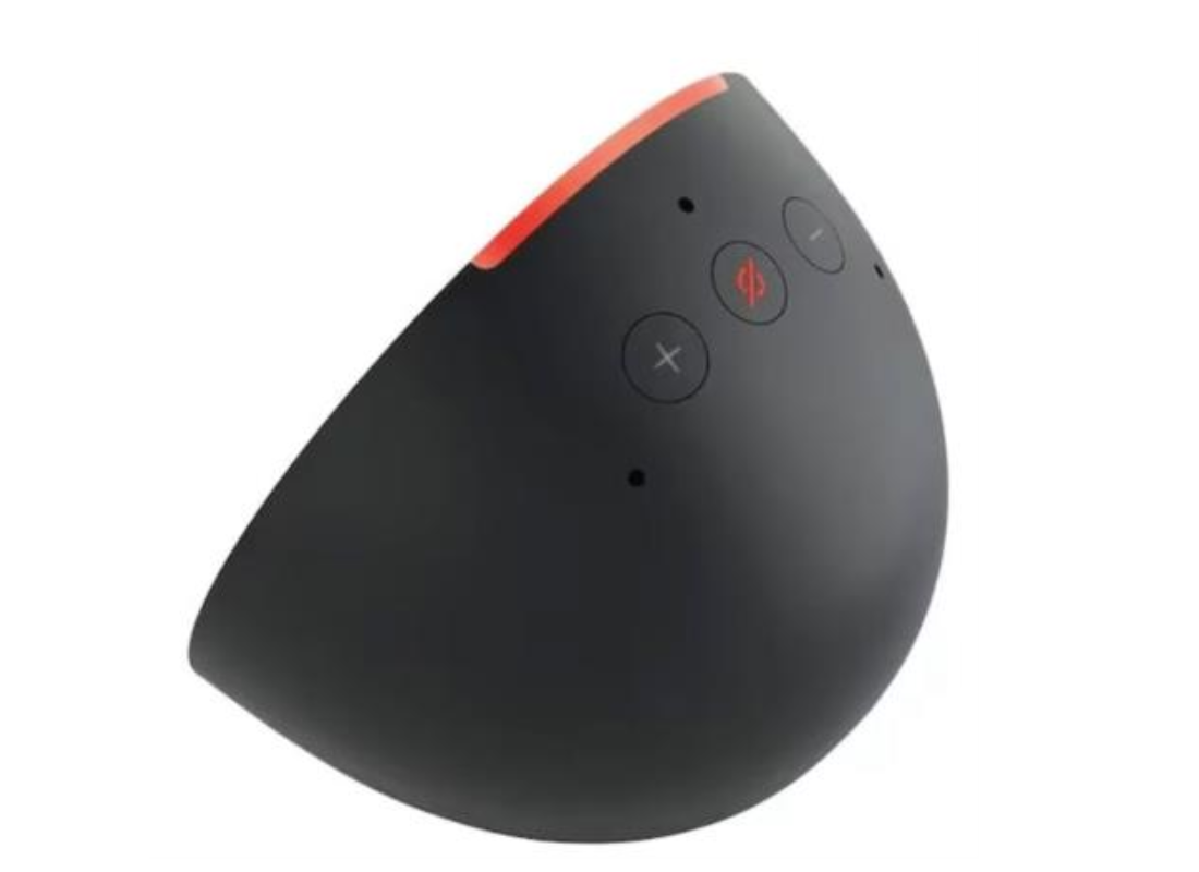 Bocina Inteligente Alexa Amazon Echo Pop Proyección Frontal de 1.95" Wi-Fi/Bluetooth Color Gris Carbón