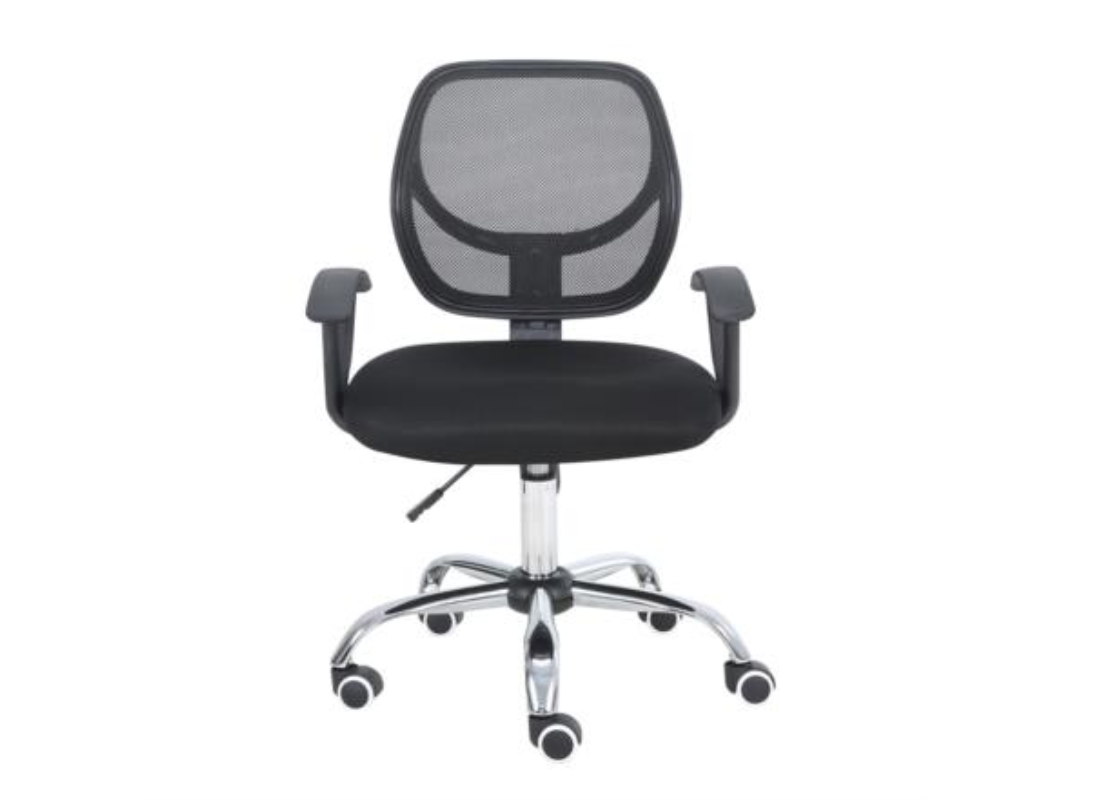 Silla de Visitas Nextep con Descansabrazos Tela/Malla
