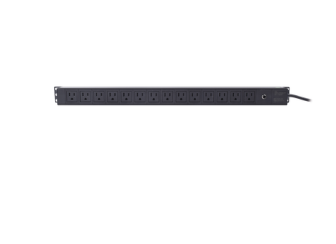 PDU Barra Multicontactos Vertical con 14 Salidas 125V/15A, Contactos Tipo NEMA