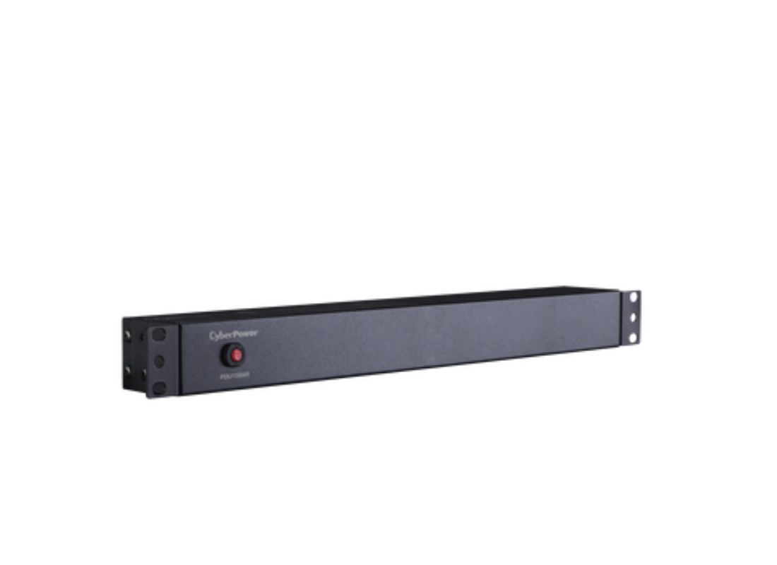 PDU Básico Para Distribución de Energía, Con 8 Tomas NEMA 5-15R Traseras, 1UR, 15 Amp, 120 Vca