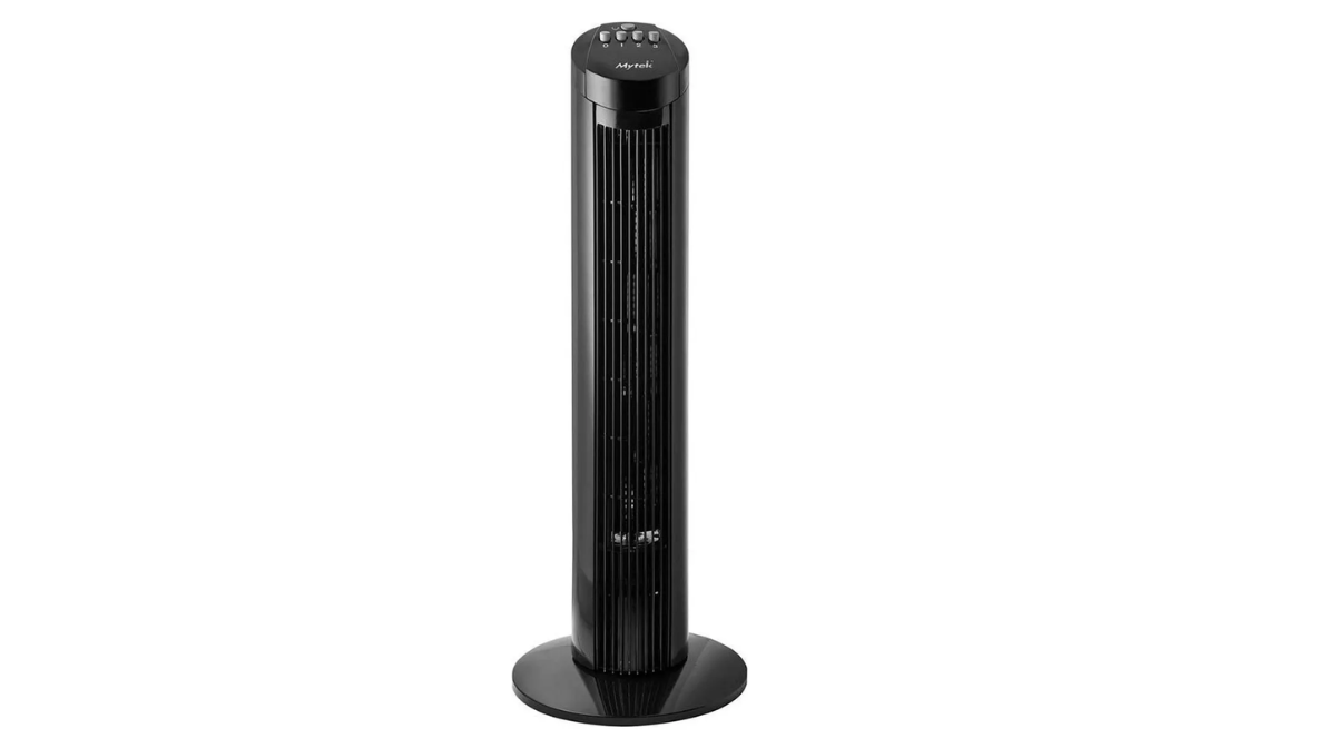 VENTILADOR DE TORRE 29 PULGADAS MARCA MYTEK MODELO 3352 COLOR NEGRO