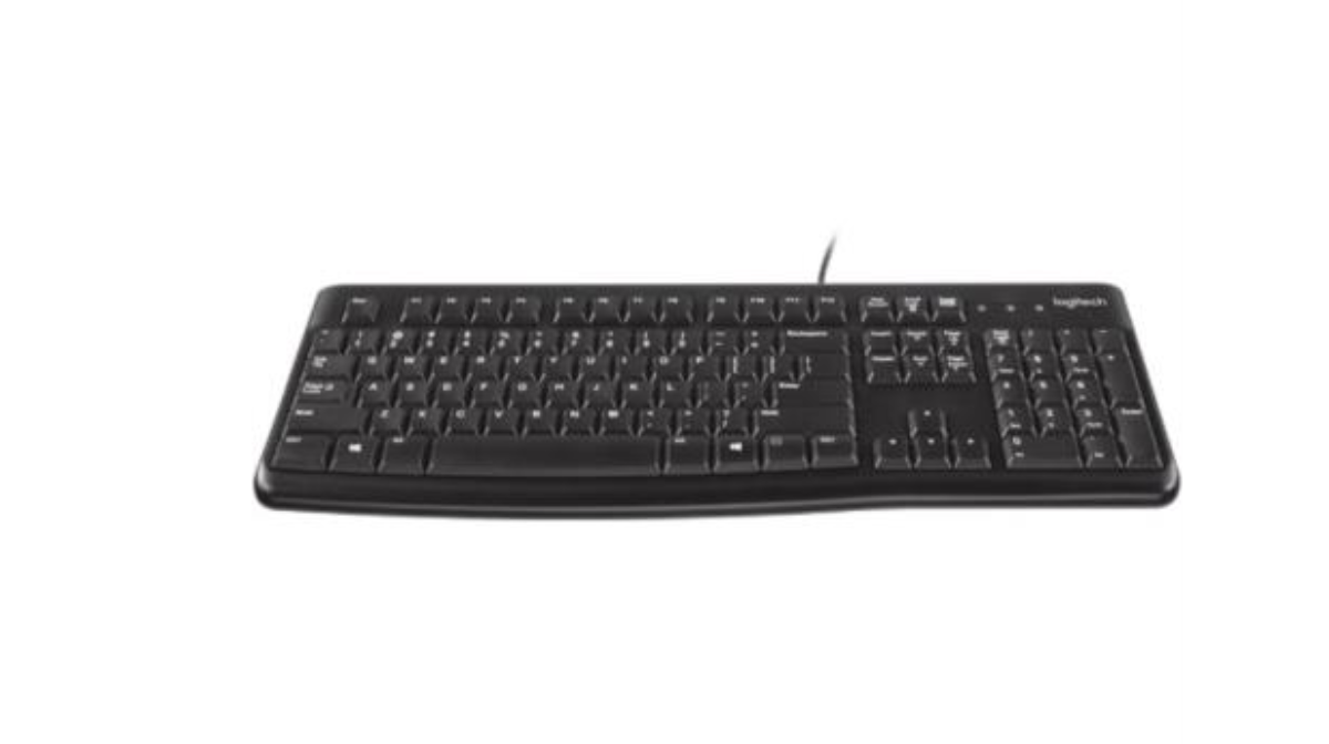 Teclado y Mouse Logitech MK120 Alámbrico USB Color Negro