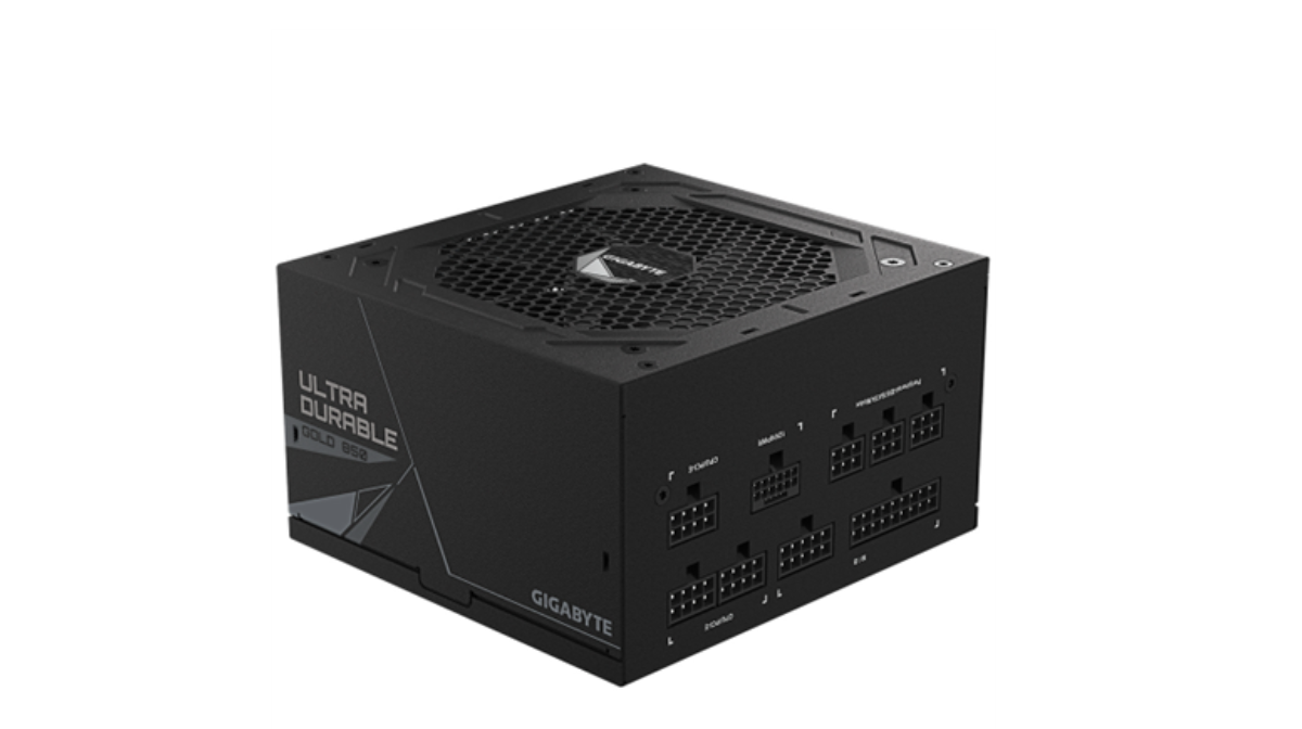 Fuente de Poder Gigabyte (D90)GP-UD850GM PG5 850W ATX 12V 80 Plus Gold Modular PCIe 5.0 20+4 pin Fan 120mm Negro