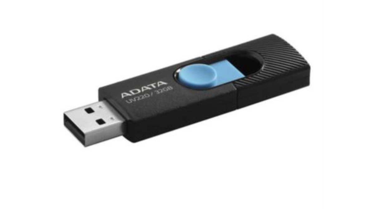 Memoria USB Adata UV220 32 GB 2.0 Color Negro-Azul