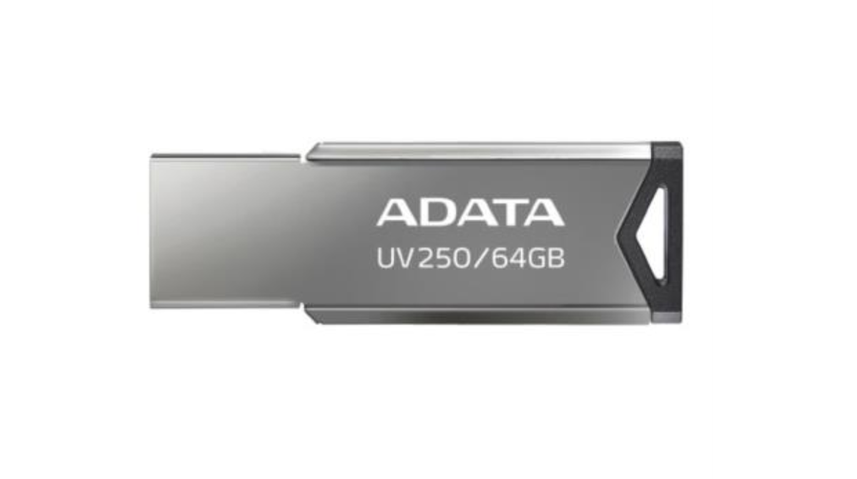 Memoria USB ADATA 64 GB UV250 Color Plata Metalica 2.0