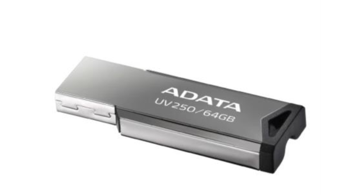 Memoria USB ADATA 64 GB UV250 Color Plata Metalica 2.0