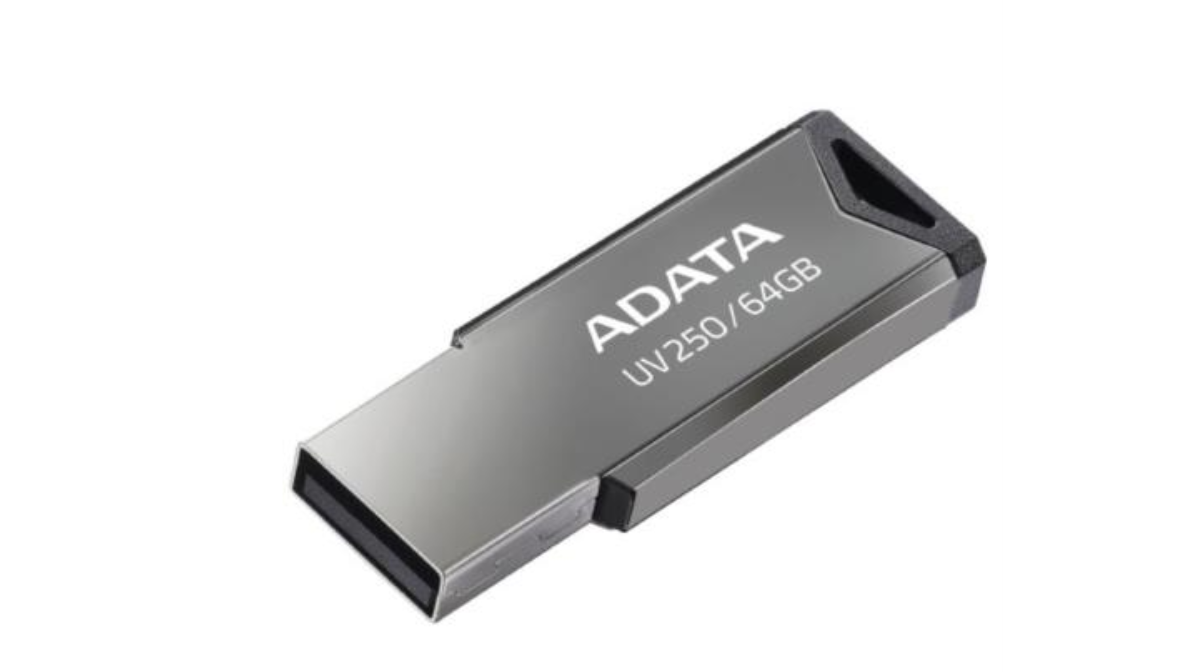 Memoria USB ADATA 64 GB UV250 Color Plata Metalica 2.0