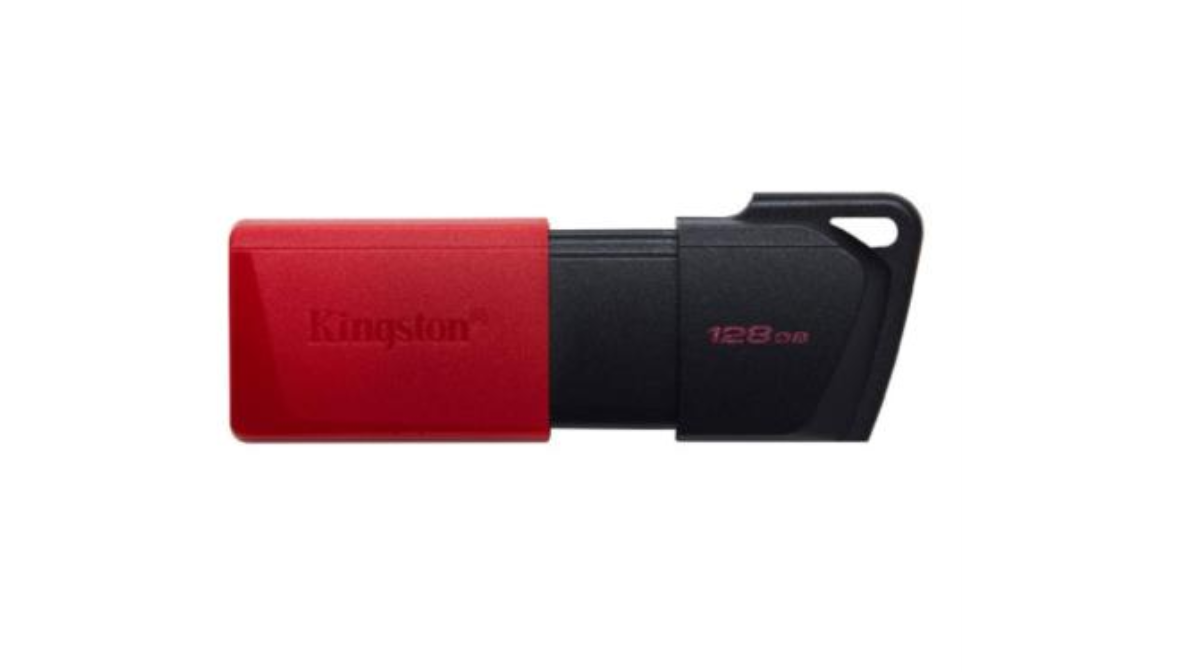 Memoria USB Kingston DataTraveler Exodia M 128GB USB 3.2 Gen1 Color Negro-Rojo